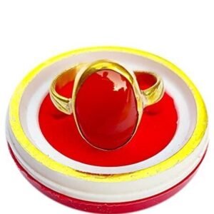 Certified Yamini Hakik 8.25 Ratti Natural Adjustable Ring Agate Red Sulemani Rak | eBay