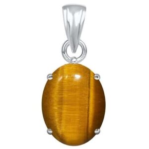 Silver Tiger Eye 4.25 Ratti or 4 Carat Natural Certified Gemstone xmas gift | eBay