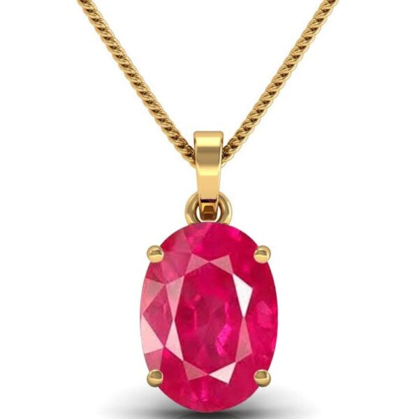10.25 Ratti Natural Ruby MAANIK Locket Stone Gemstone by LAB Certified(TOP AAA+) | eBay - Image 3