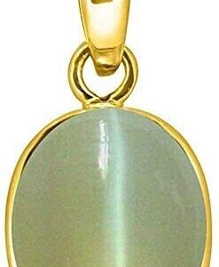 8.25 Ratti 7.47 Carat A+ Quality Cat's Eye Lehsunia Gemstone Pendant for Women's | eBay