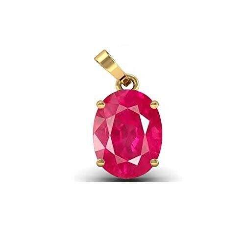 9.25 Ratti 8.35 Carat Ruby Pendant/Locket (Maanik/Manikya Stone Silver Pendant) | eBay