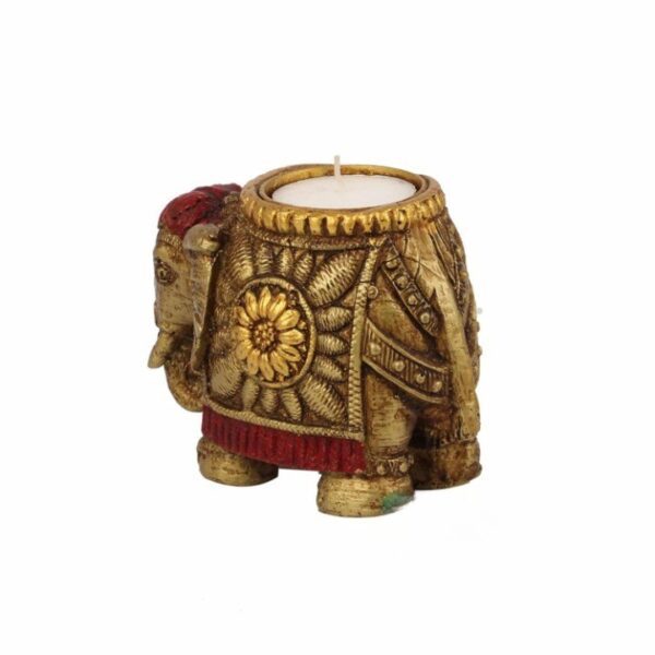 Resin Elephant Candle for Home Décor Set of 2 Handcrafted Diwali Diya Decorative | eBay - Image 4