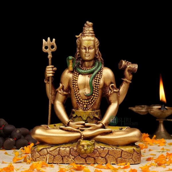 Cold Cast Resin Shiva Showpiece Antique Decor Décor Bolenath Mahakal(6 Inches, M | eBay