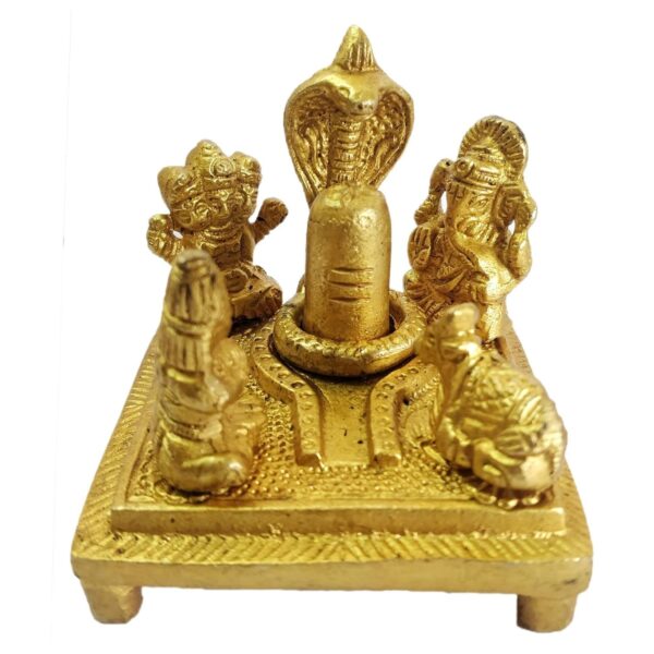 Brass Statue Shiva Lingam with Shiv Family MATA Parvati Holy Cow Nandi Lord Gane | eBay
