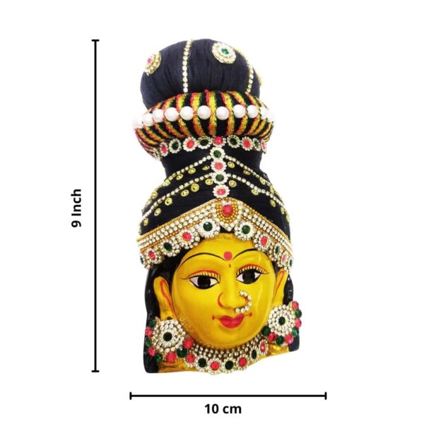 Ammavari Face - Decorative Ammavari Face with Hair (F-8) | eBay - Image 3