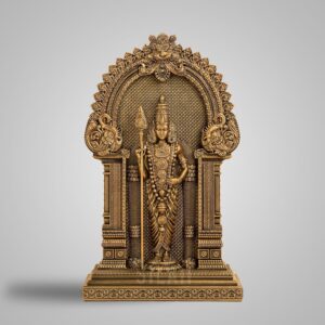Murugan Statue for Pooja & Home Decor - Antique Bronze Finish Murugan Idol | God | eBay