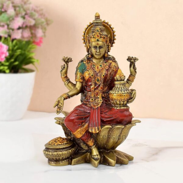 Lakshmi Devi Idol Statue for Home Puja Goddess Laxmi Idols Showpiece for Temple | eBay