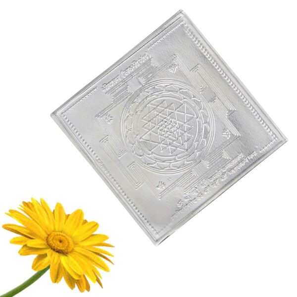 925 Pure Silver Shri Yantra Hindu Vedic Symbol for Wealth and Prosperity - 3.2 G | eBay - Image 3