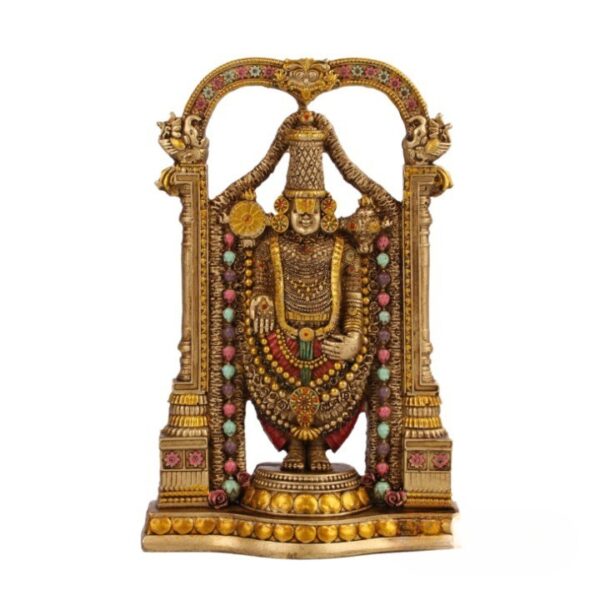 8" Tirupati Balaji Fine Metal Finish Idol Decorative Showpiece Handcrafted Tirup | eBay - Image 5