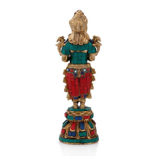 Brass Lady Statue, 13 Inches Height, Multicolour | eBay - Image 2