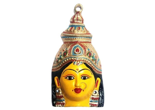 Yellow Ammavari Face - Laxmi Mukhota - Matha Face - Varalakshmi Face - Ammavari | eBay