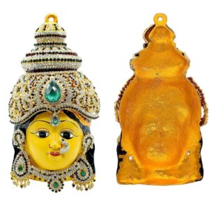 Decorated Varalakshmi Face Idol Laxmi Mukhota for Pooja - Varalakshmi Ammavari F | eBay