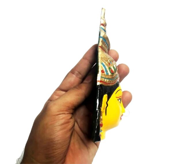 Yellow Ammavari Face - Laxmi Mukhota - Matha Face - Varalakshmi Face - Ammavari | eBay - Image 3