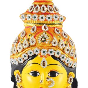 Jewelley Metal Varamahalakshmi Face Set- Yellow | eBay