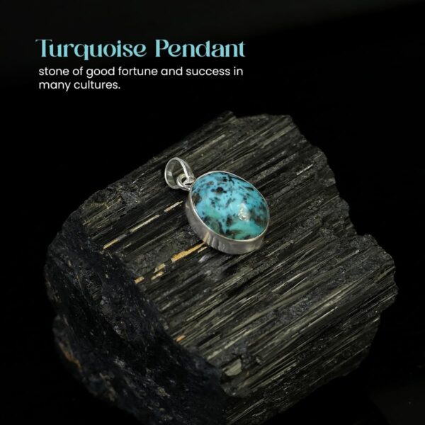 Products Natural Certified firoza Turquoise Gemstone Pendant Original Silver 925 | eBay - Image 5