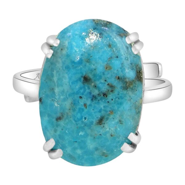 Gems & Jewels® 11.25 Rattii Turquoise (Firoza) Silver Sterling (925 Silver) Ring | eBay