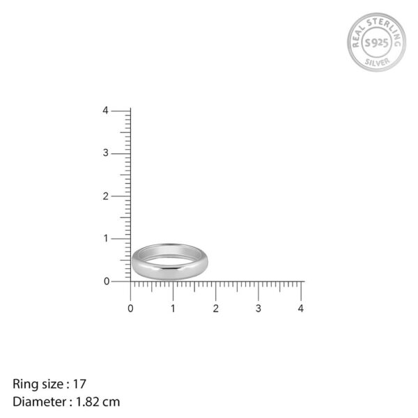 925 Silver Resilient Ring For Him, Fixed Size| Gifts for Men & Boys | With Certi | eBay - Image 2