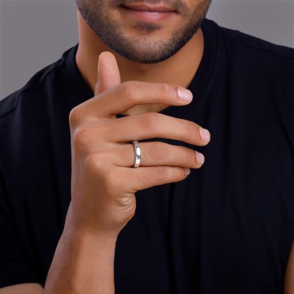 925 Silver Resilient Ring For Him, Fixed Size| Gifts for Men & Boys | With Certi | eBay - Image 4