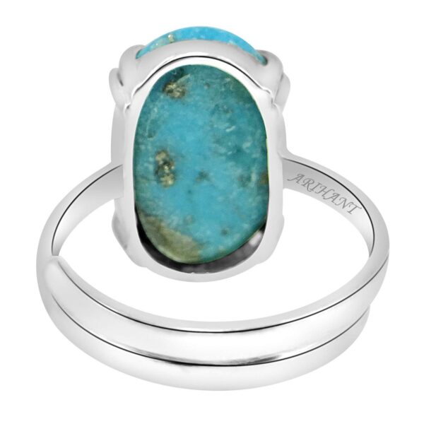 Gems & Jewels® 11.25 Rattii Turquoise (Firoza) Silver Sterling (925 Silver) Ring | eBay - Image 3