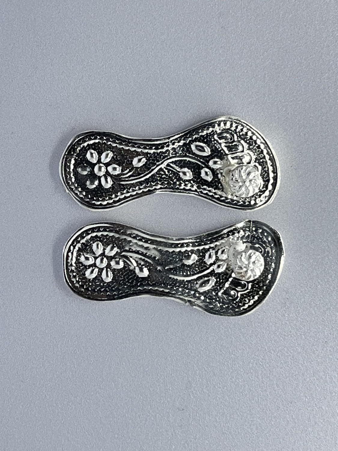 Silver Laxmi Feet Idols for Hindu Worship, 5 cm Large Size | eBay - الصورة 4