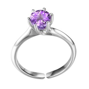925 Silver Martini Style Real Gemstone Ring for Women | 92.5 Sterling Silver Adj | eBay