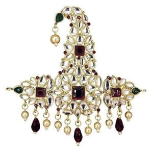 Designer Brooch Kundan Jewelry Set Groom Wedding Party Wearj | eBay
