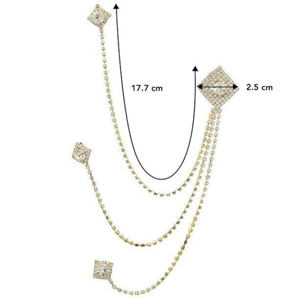 Designer Brooch Kundan Jewelry Set Groom Wedding Party Wearh | eBay - Image 3