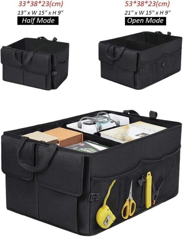 Car Trunk Organizers For Car 8 Compartment Multi Pockets Shopping Tidy box Front | eBay - Image 2