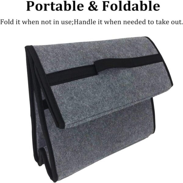 Car Trunk Organizers Large Foldable Boot Storage Organizer Anti Slip Car Trunk C | eBay - Image 2