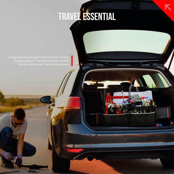 Automobiles Organizer - Trunk Diggy Bag - Collapsible Portable Multi Compartment | eBay - Image 4