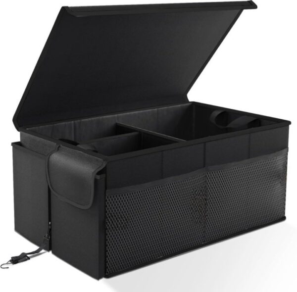 Automobiles Car Trunk Organizer Bag with Lid Large Size Multi Compartment Car O | eBay