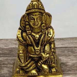 Brass Kuber Maharaj Statue Idol God of Treasure Wealth Deity Figurine Diwali Wor | eBay