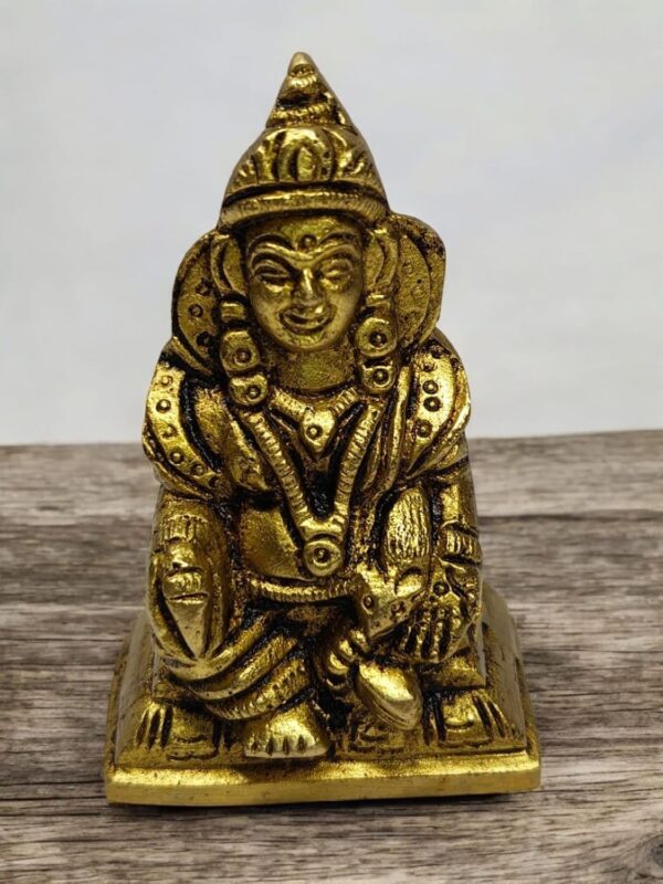 Brass Kuber Maharaj Statue Idol God of Treasure Wealth Deity Figurine Diwali Wor | eBay