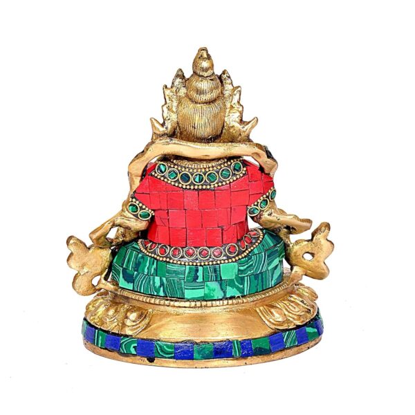 Kuber Idol Kubera Figurine Home Decor Multicolor Showpiece in Brass (Height: 6 I | eBay - Image 2