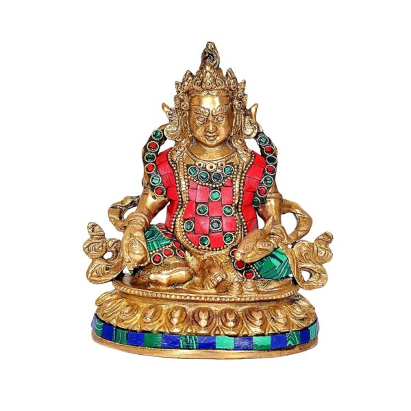 Kuber Idol Kubera Figurine Home Decor Multicolor Showpiece in Brass (Height: 6 I | eBay - Image 3