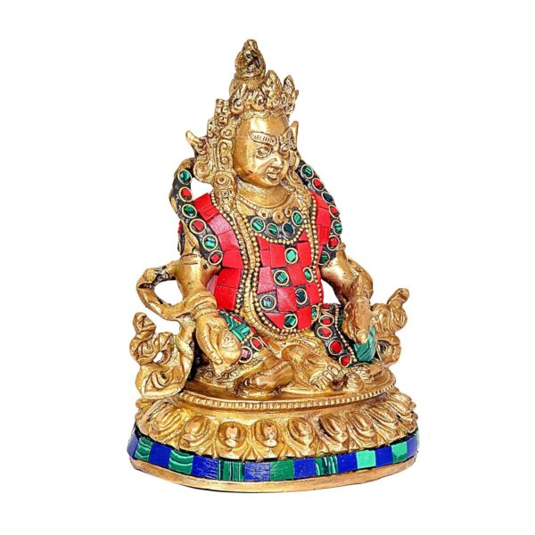 Kuber Idol Kubera Figurine Home Decor Multicolor Showpiece in Brass (Height: 6 I | eBay - Image 4