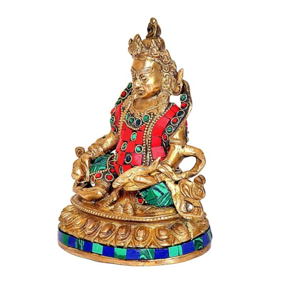 Kuber Idol Kubera Figurine Home Decor Multicolor Showpiece in Brass (Height: 6 I | eBay - Image 5