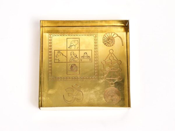 Brass Manjusha Yantra Box Vastu Box (वास्तु उपाय) Vastu Remedies, Size - 5 x 5 x | eBay - Image 2