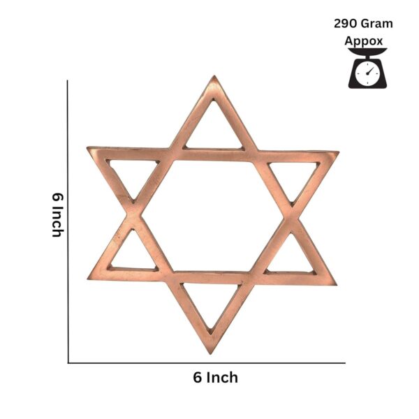 Vastu Copper Star Helix | Size- 6 Inch | for Main Entrance, Home-Kitchen & Bedro | eBay - Image 3