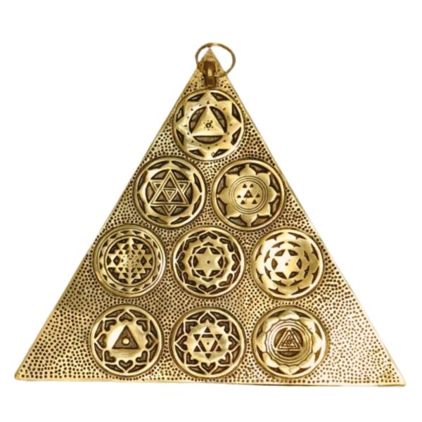 Golden Brass Sri Vastu Yantra Omkaram Guruji Advice - Size 8.5 Inch * 8.5 Inch- | eBay - Image 3