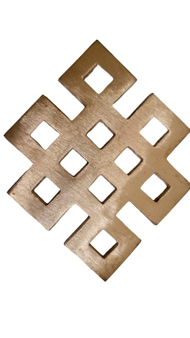 Vastu Copper Infinity Symbol Hanging, Endless Knot Wall Hanging (Size:- 6x4.5 In | eBay - الصورة 2