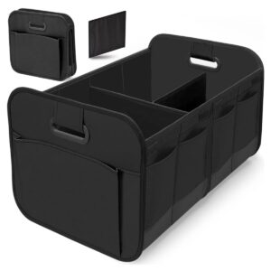 Trunk Organizer With Multi-Compartments Handles & Waterproof 600D Oxford Polyest | eBay