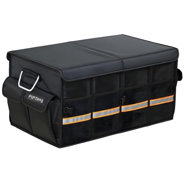 Car Storage Box with Reinforced Aluminium Handles, Non-Slip Base & Multiple Poc | eBay - Image 3