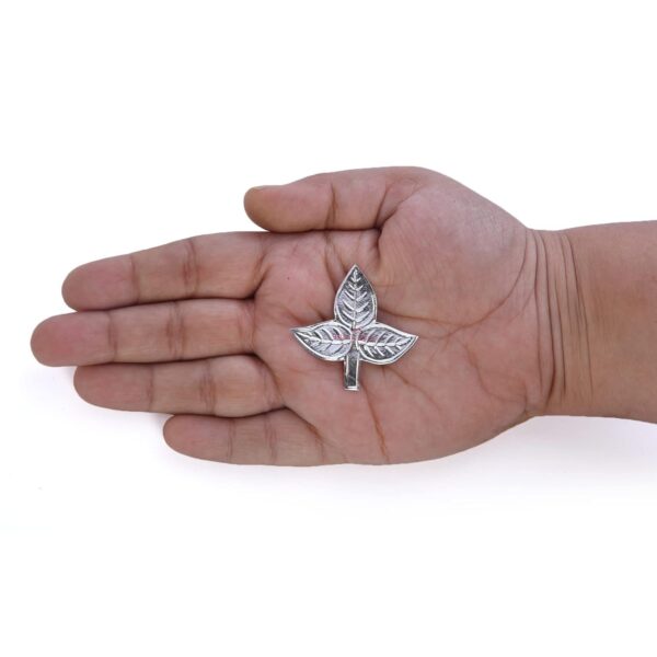 925 Silver Single Piece Bel Patra for Shivji Pooja Purpose, Mandir Decoration & | eBay - Image 2