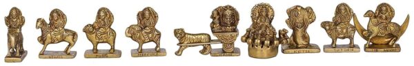 Brass Chota Navagraha Set - Brass Idol Height 3 Inch | eBay