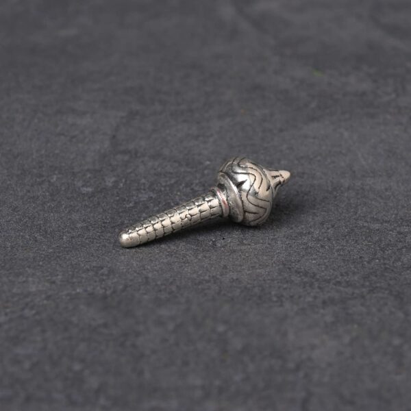 Pure Silver Hindu Religious Lord Hanuman/Bajrang Bali Gadha for Pooja, Temple De | eBay - Image 3