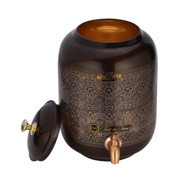 Pure Copper Dispenser 8 litres Antique itching | eBay - Image 3