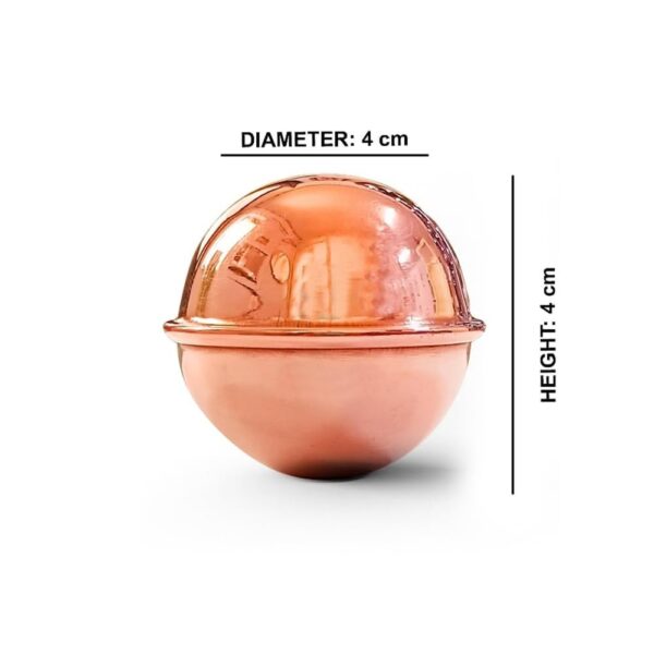 Ayurvedic Copper Ball Drinking Water Purification & Infusion, Copper Metal Ball | eBay - Image 2