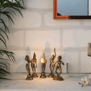 Brass Apsara Showpieces - Set of 5 Statues, Decorative Items for Home, Show Piec | eBay