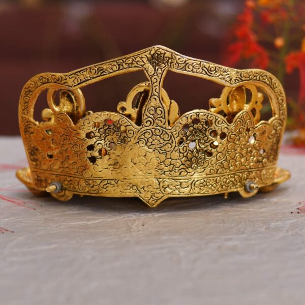 India Laxmi Ganesh Saraswati Idol Diya Oil Lamp Deepak - Metal Lakshmi Ganesha S | eBay - Image 5